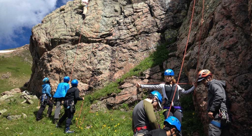 rock climbing trip for teens in the colorado rockies